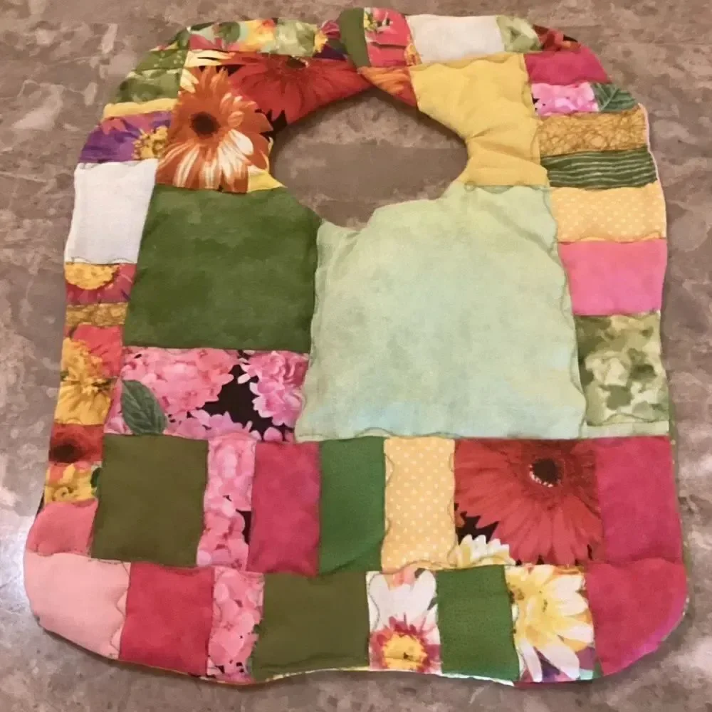 NWOT. Hand Crafted Quilted Reversible Baby Bib. $12 ea. or 3/$25